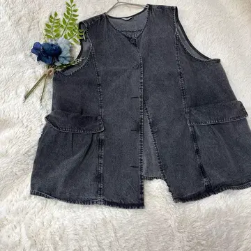 다크 그레이 데님 베스트