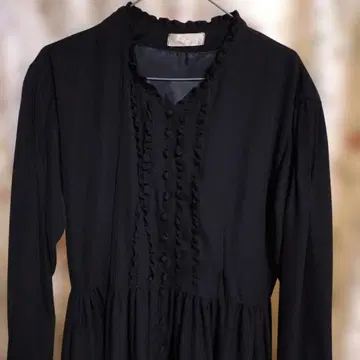 루이스 캐럴 블랙 원피스 긴팔 일본제