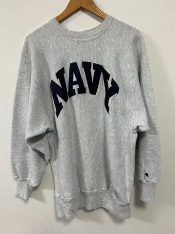 Champion Reverse Weave 네이비 맨투맨 USA제 그레이
