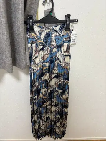 YAMADAYA 플리츠 스커트 멀티 컬러 사이즈 38