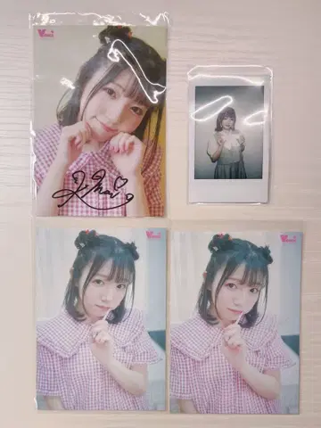 VOICE+ VOL.3 칸노 마이 친필 사인 폴라로이드