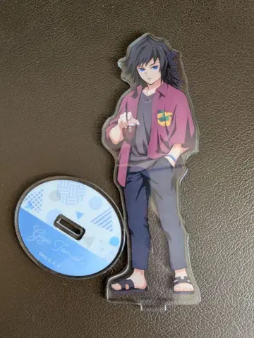 귀멸의 칼날 x 로손 콜라보 아크릴 스탠드 토미오카 기유