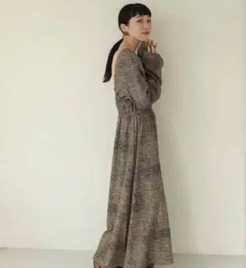 TODAYFUL 프린트 셔링 드레스