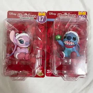 Happy 복권 디즈니 크리스마스 오너먼트 2025 2점 스티치