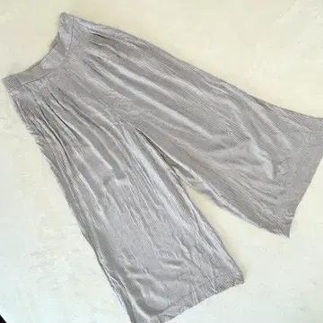 보르지 하운드투스 패턴 가우초 팬츠 그레이 계열 S 사이즈 여성용 고급