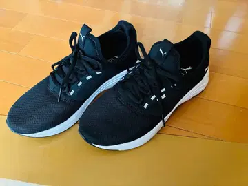 [ 중고 ] PUMA SOFTRIDE 아리아 우먼 블랙 스니커즈