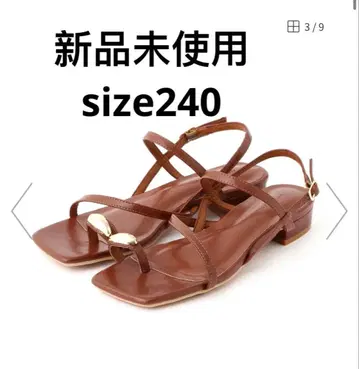 새상품 가격표 부착 proportion 골드 모티브 플립플랍