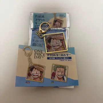 원피스 데이 2025 색지풍 아크릴 키링 루피