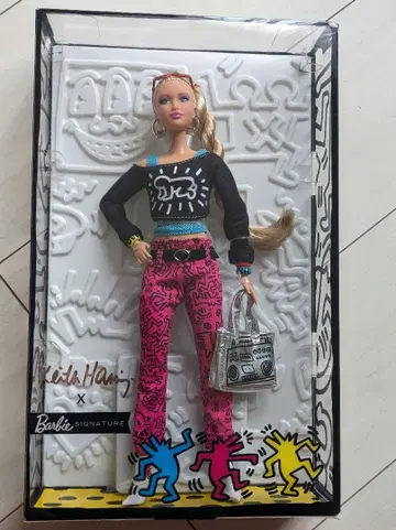 미사용 새상품 Keith Haring x Barbie 인형 본체