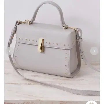 CELFORD 뤼탕 비쥬 스터드 미니백 (M) 그레이쉬 베이지