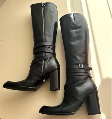 BALLY 롱 부츠 블랙 사이즈 36