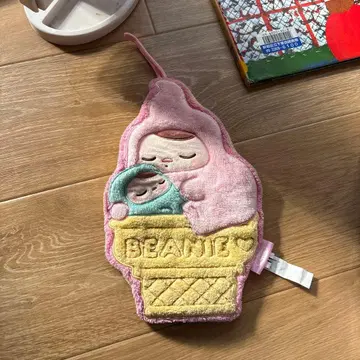 BEANIE 아이스크림 타월 약 30cm x 15cm