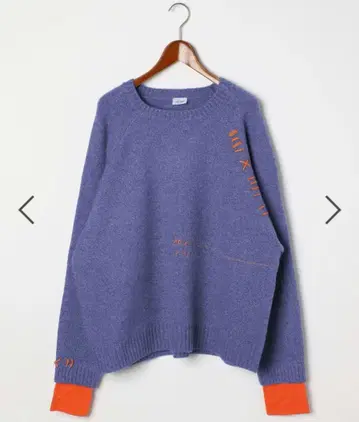 [ be with M ] 미사요 배색 돌 풀오버