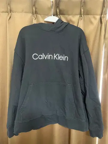 캘빈 클라인 릴랙스핏 후드티 블랙