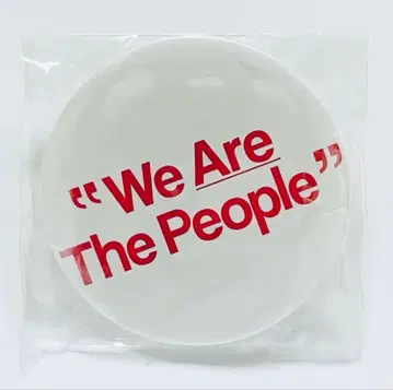 Kj 캔뱃지 [ We Are The People ]