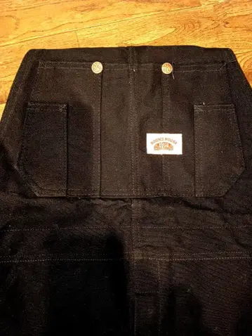 ROUND HOUSE 블랙 오버롤