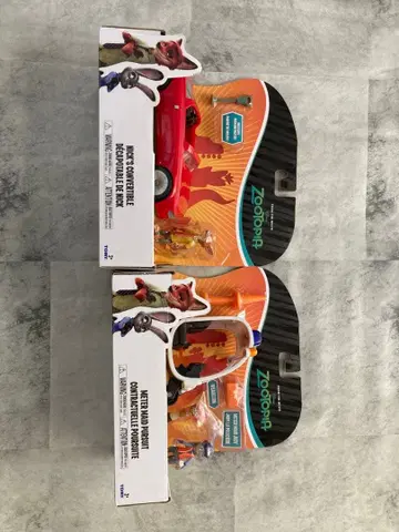 주토피아 피규어 세트 닉 주디 다정한 컬렉션