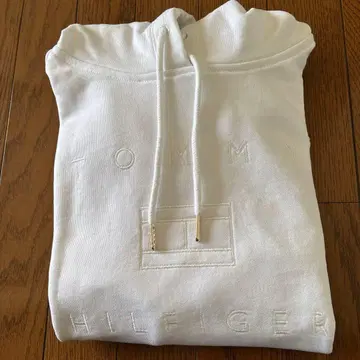 TOMMY HILFIGER 화이트 후드티