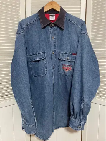 90s 빈티지 디즈니 데님 퀼팅 자켓