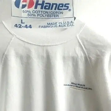 80s USA제 래글런 맨투맨 화이트 빈티지 기업 로고