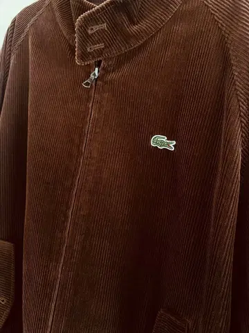 beams 별주 LACOSTE 코듀로이 자켓 브라운