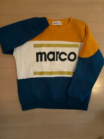 mush wear 로고 크루넥 트레이닝복