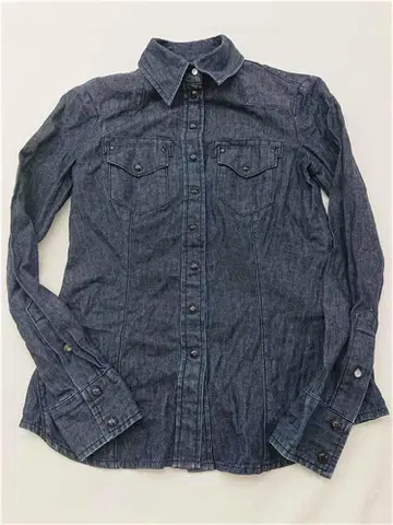 아르마니진 데님 셔츠 C021Y 36 인디고 계열 여성용