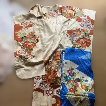 쇼와 레트로 후리소데 2매