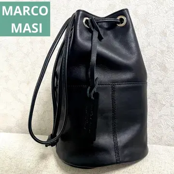 MARCO MASI 마르코마지 복조리 숄더백 가죽 2way 블랙