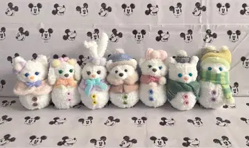더피 & 프렌즈 봉제 인형 참 7개 눈사람