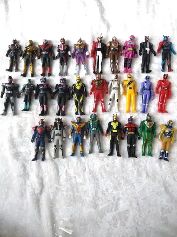 가면라이더 피규어 소프트 비닐 세트 다수 28체