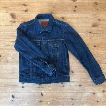 Levi's 다크 블루 데님 자켓 EDWIN