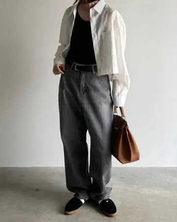 [FASHIRU x SOMETHING] 배기 핏 청바지