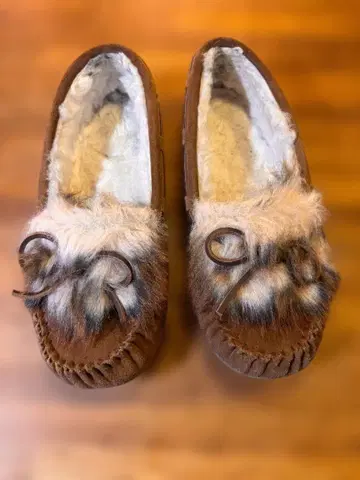 EMU 스웨이드 퍼 모카신 27cm