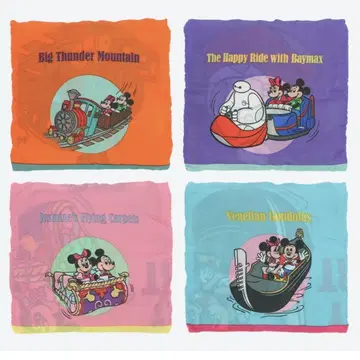 [ 미사용 새상품 ] 디즈니 에코백 캡슐 토이 컴플리트 4종 세트