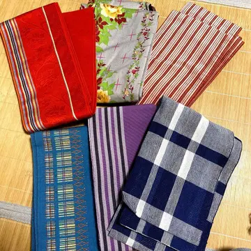 다양한 반폭 오비 6세트 기모노 유카타용