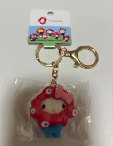 키티 만박 미야쿠미야쿠 입체 마스코트 키링