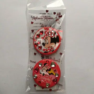 디즈니 스토어 캔 배지 미니 마우스 2개 세트 핀 배지