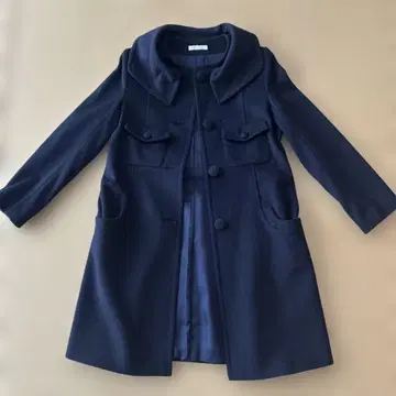 droit fil 드로와필 고급 울 코트 캐시미어 혼방 클래식 스타일