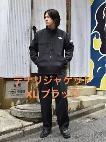 THE NORTH FACE 블랙 데나리 자켓 XL