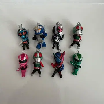 가면라이더 키링 8개 세트