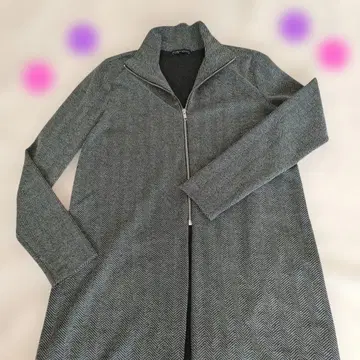 ZARA 자라 헤링본 롱 코트 M~L