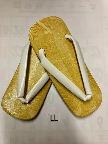 신사 조리 셋타 백색 끈 우레탄 밑창 LL 새상품 일본제