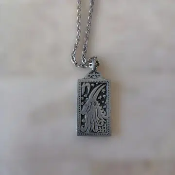 카프리콘 목걸이 실버조