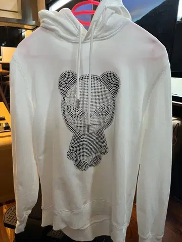 HI PANDA 하이팬더 스톤 후드티 화이트