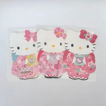 [ 헤이세이 레트로 ] 산리오 헬로키티 다이컷 복권 포함 포치 봉투 세트