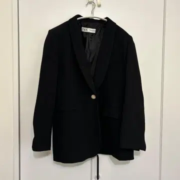 ZARA 블랙 테일러드 자켓 XXL