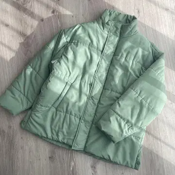 AS KNOW AS 여성용 다운 자켓 아우터 그린 FREE