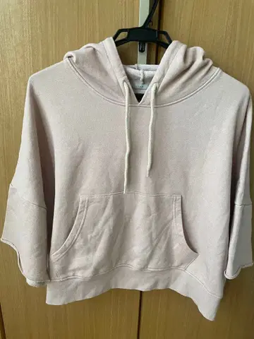 이치(Ichi) 더스티 핑크 후드티 맨투맨