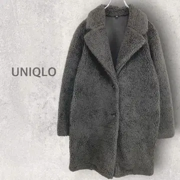 [ 유니클로 ] 보아 코트 M 체스터 코트 V넥 심플 멋짐